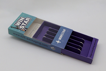 Preroll Packaging With Hang Tag And Clear Window