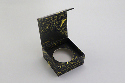 Luxury Black Extract Wax Jar Box Packaging Custom