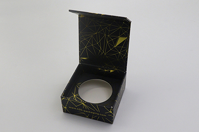 Luxury Black Extract Wax Jar Box Packaging Custom