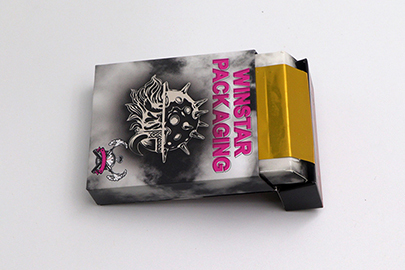 Supplier Pre Roll Cardboard Box Gold Foil Sticker Child Resistant