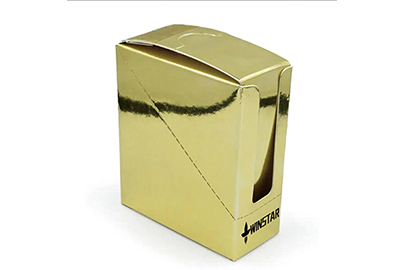 Custom Made Display Boxes Gold Cardboard