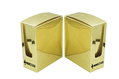 Custom Made Display Boxes Gold Cardboard