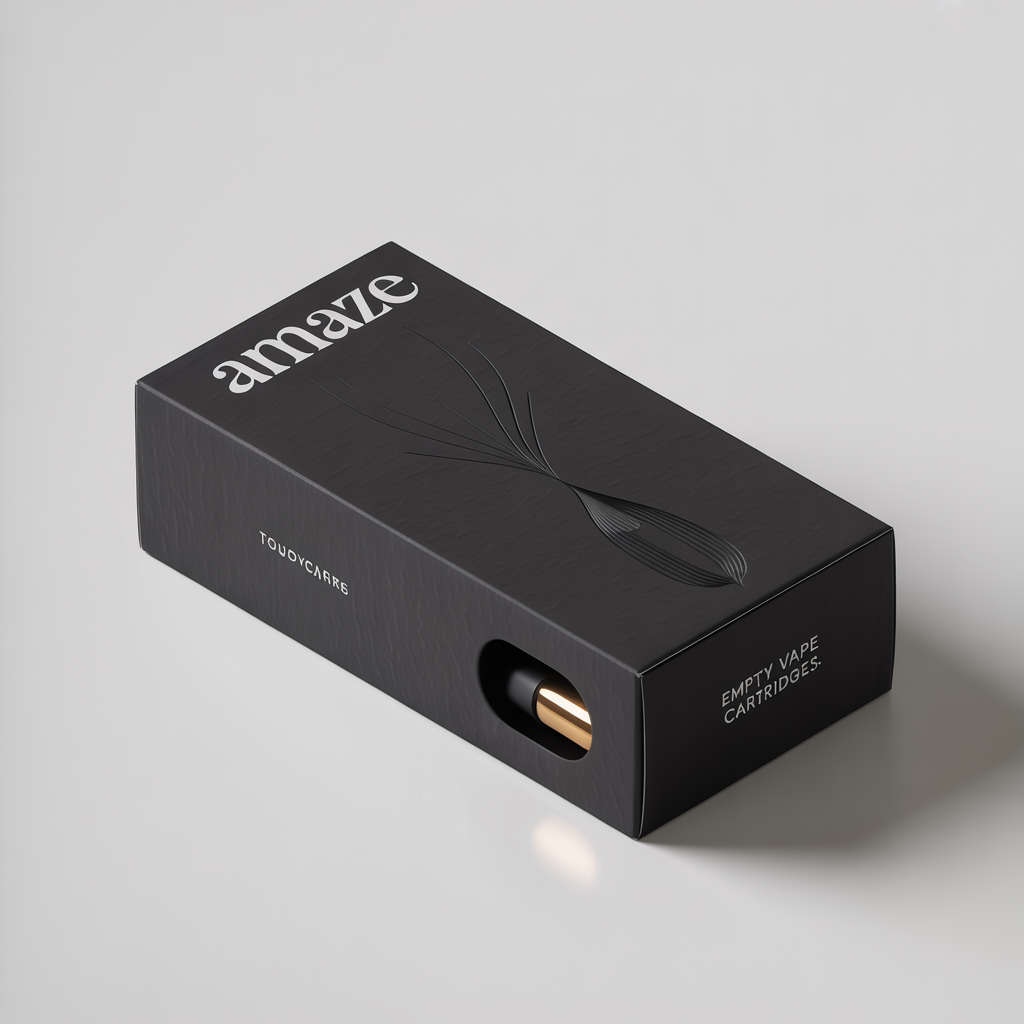 Empty Vape Cartridge Packaging Box