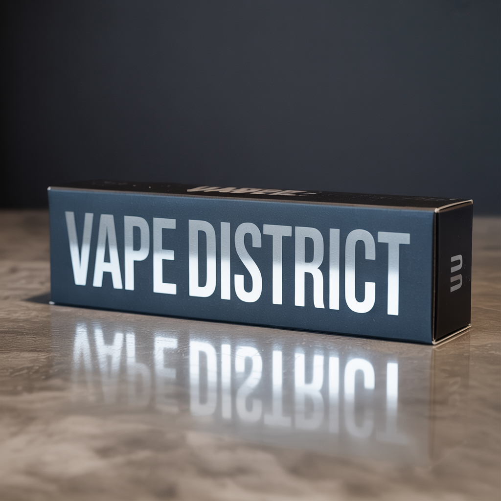 Empty Vape Cartridge Packaging Box