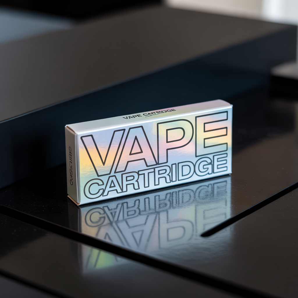 Empty Vape Cartridge Packaging Box