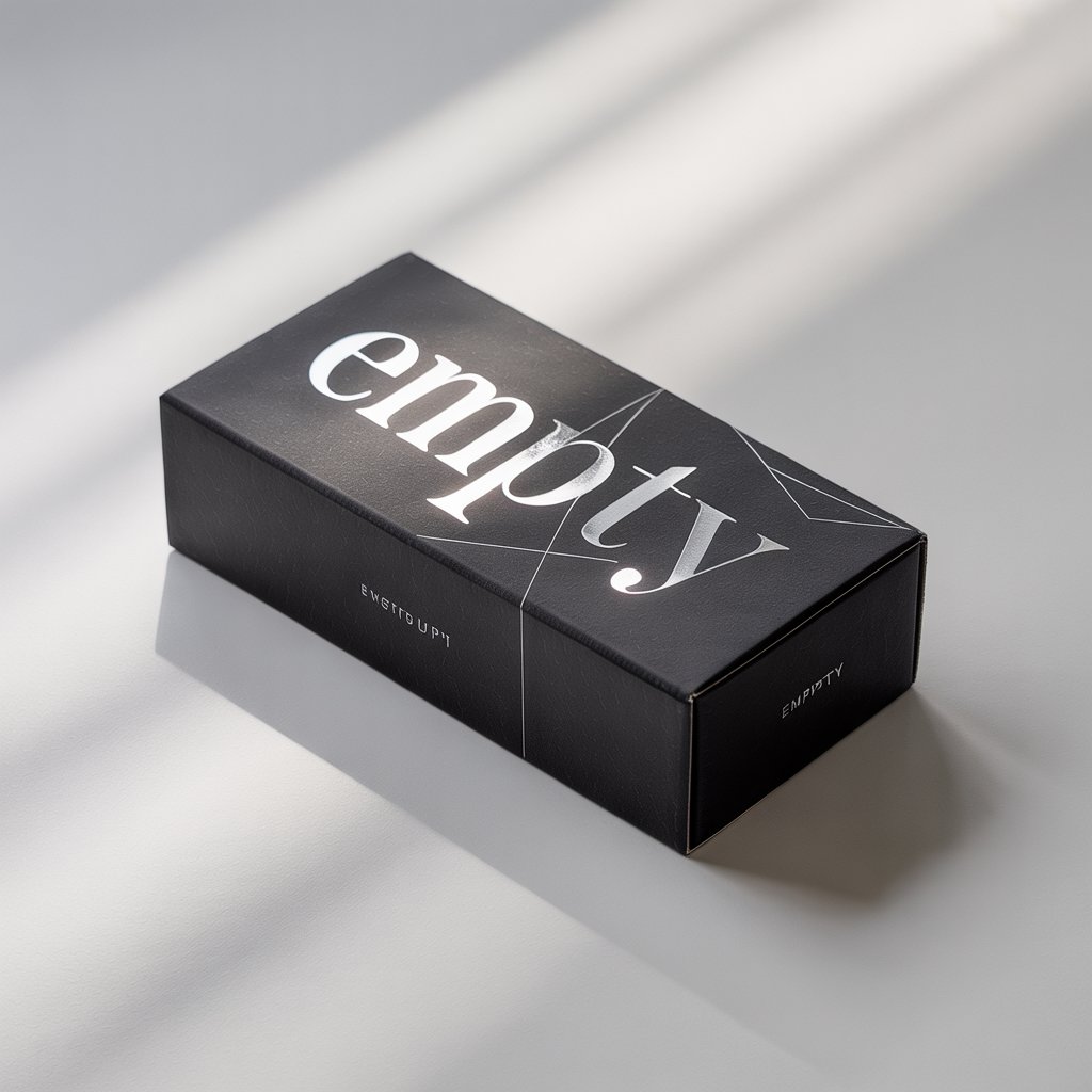 Empty Vape Cartridge Packaging Box