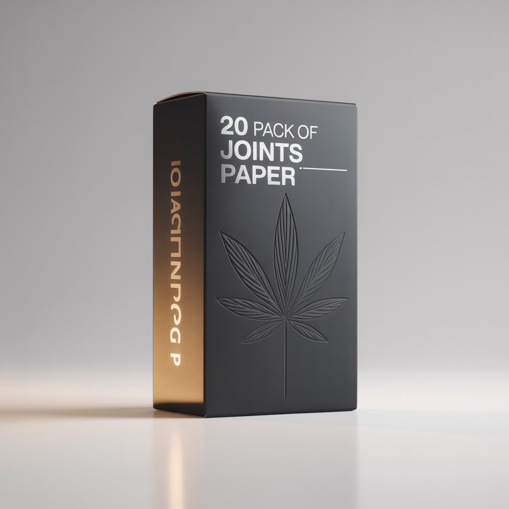 Custom 20 Pack Joint Paper Packaging - Wholesale (1000 MOQ)