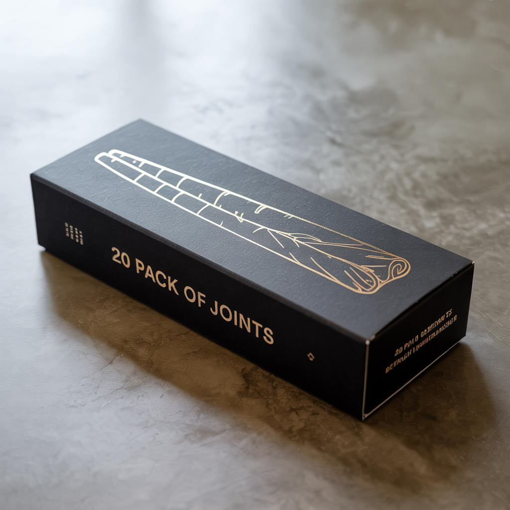 Custom 20 Pack Joint Paper Packaging - Wholesale (1000 MOQ)