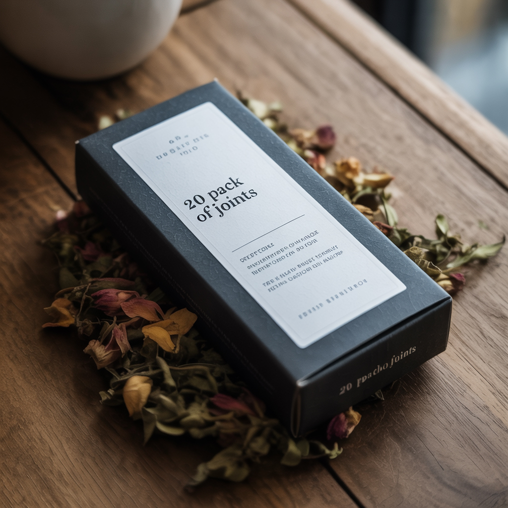 Custom 20 Pack Joint Paper Packaging - Wholesale (1000 MOQ)
