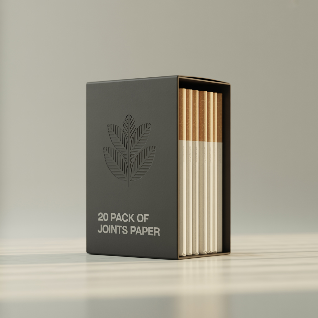 Custom 20 Pack Joint Paper Packaging - Wholesale (1000 MOQ)