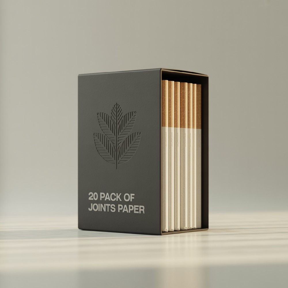 Custom 20 Pack Joint Paper Packaging - Wholesale (1000 MOQ)