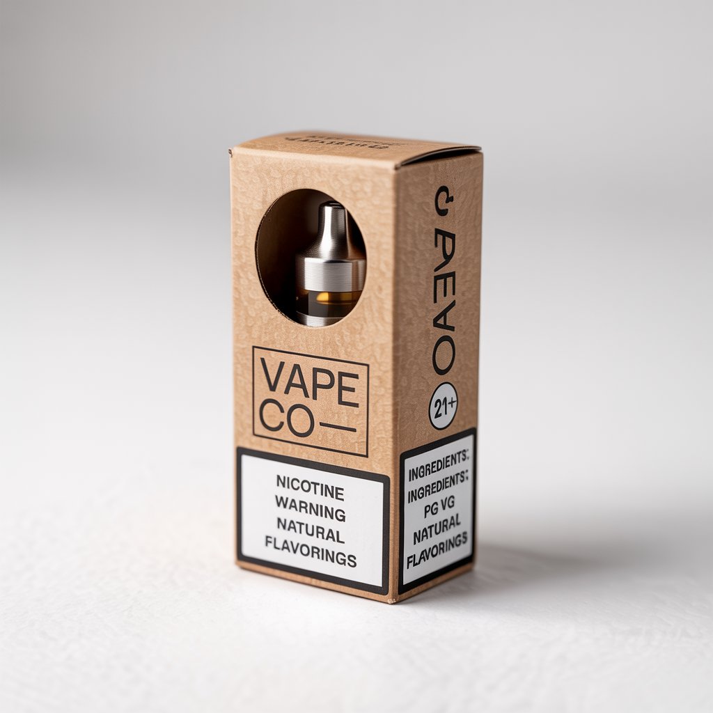 Custom Disposable Vape Cartridge Boxes