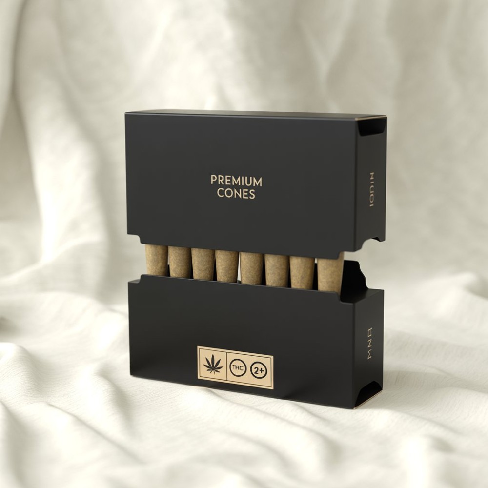 Custom Pre Rolled Cones Packaging Boxes – Premium Paper Solutions for Cannabis Brands