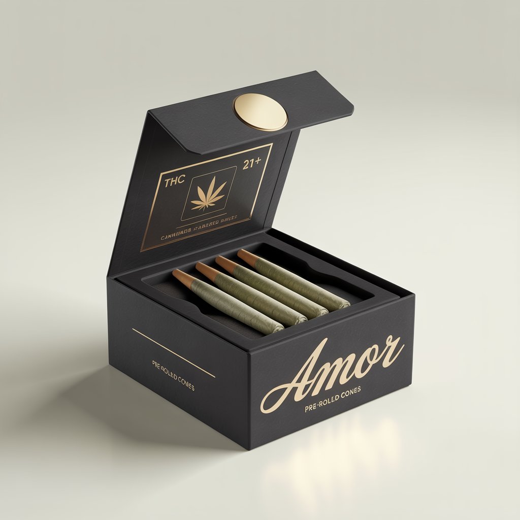 Custom Pre Rolled Cones Packaging Boxes – Premium Paper Solutions for Cannabis Brands