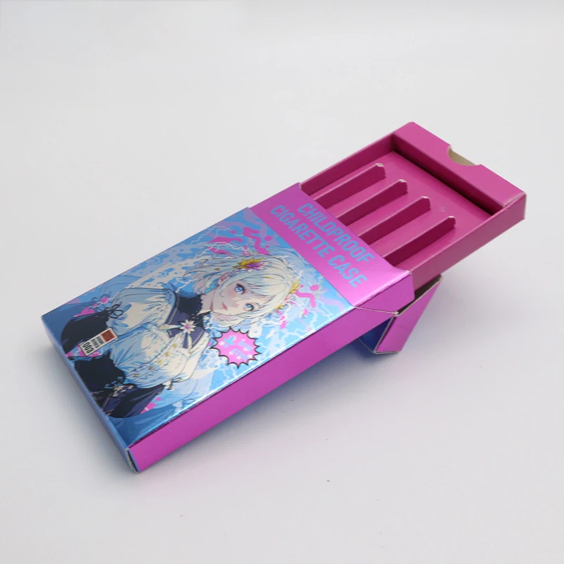 Pre Roll Box Packaging for Cones, Premium Flip-Top Drawer Style Paper Box