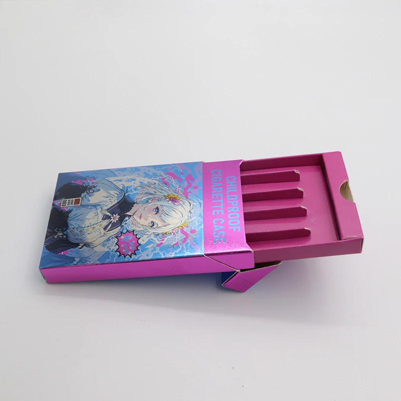 Pre Roll Box Packaging for Cones, Premium Flip-Top Drawer Style Paper Box
