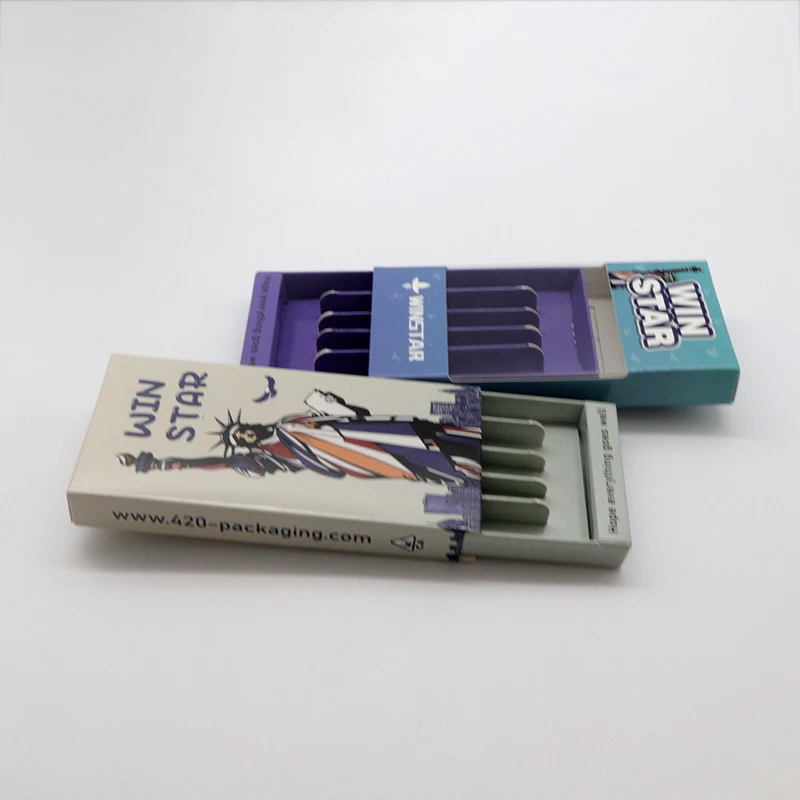 Preroll Packaging With Hang Tag And Clear Window