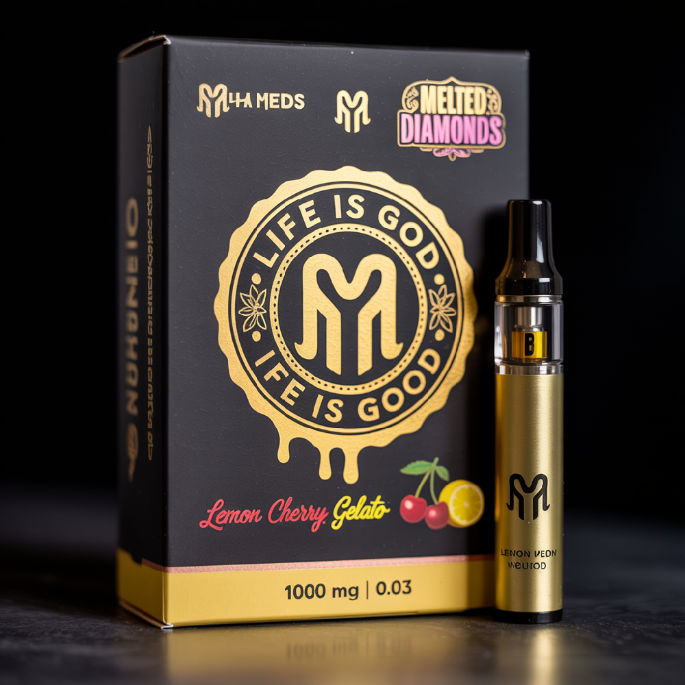 Muha Meds Premium Vape Cartridge Packaging Box