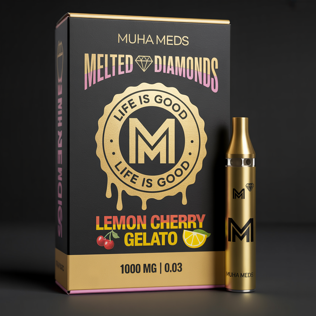 Muha Meds Premium Vape Cartridge Packaging Box