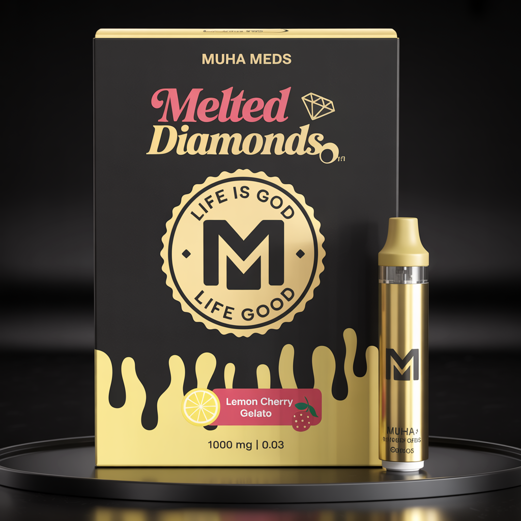 Muha Meds Premium Vape Cartridge Packaging Box