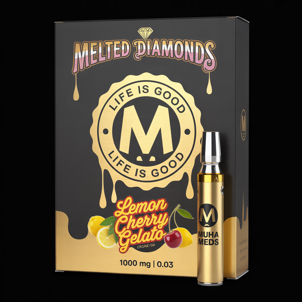 Muha Meds Premium Vape Cartridge Packaging Box