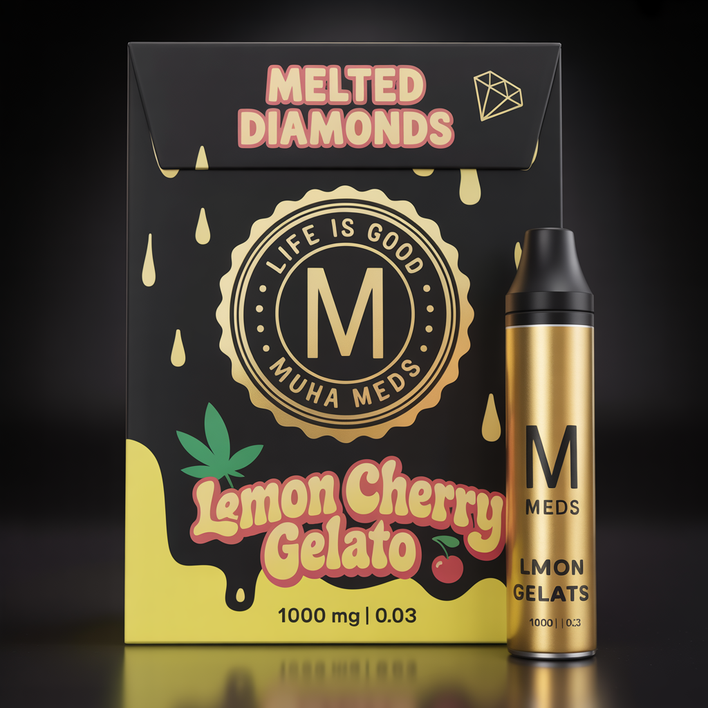Muha Meds Premium Vape Cartridge Packaging Box