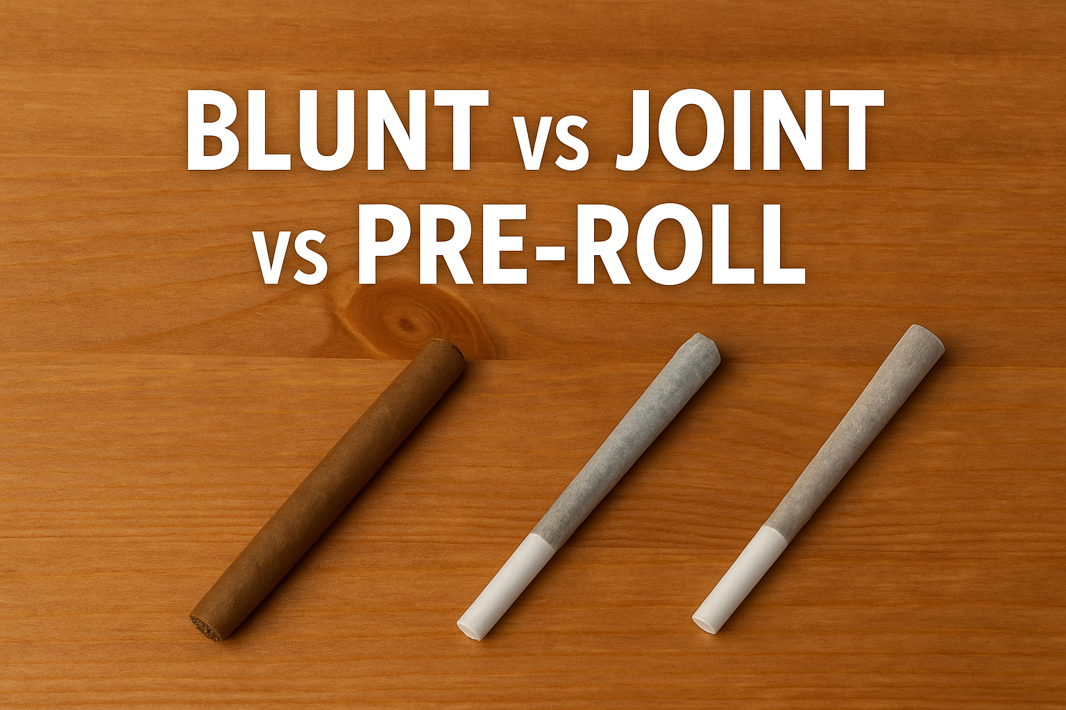 Blunt vs Joint vs Pre-Roll