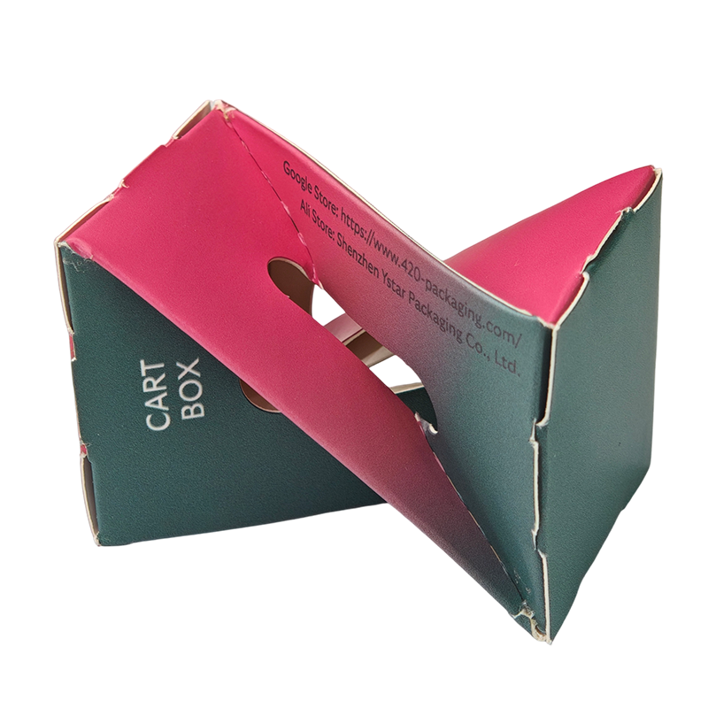 Custom 510 Vape Cartridge Boxes with Window & Tamper-Evident Peel Seal | CMYK/Pantone, Foil & UV Finishes