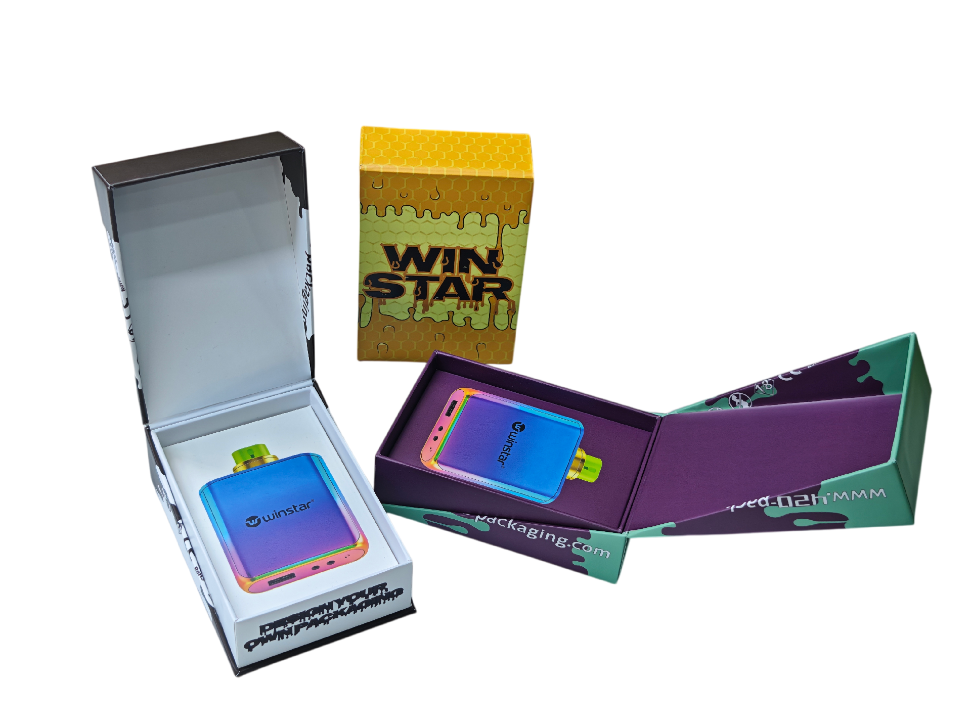 Custom 510 Cartridge Boxes | Magnetic Rigid Packaging