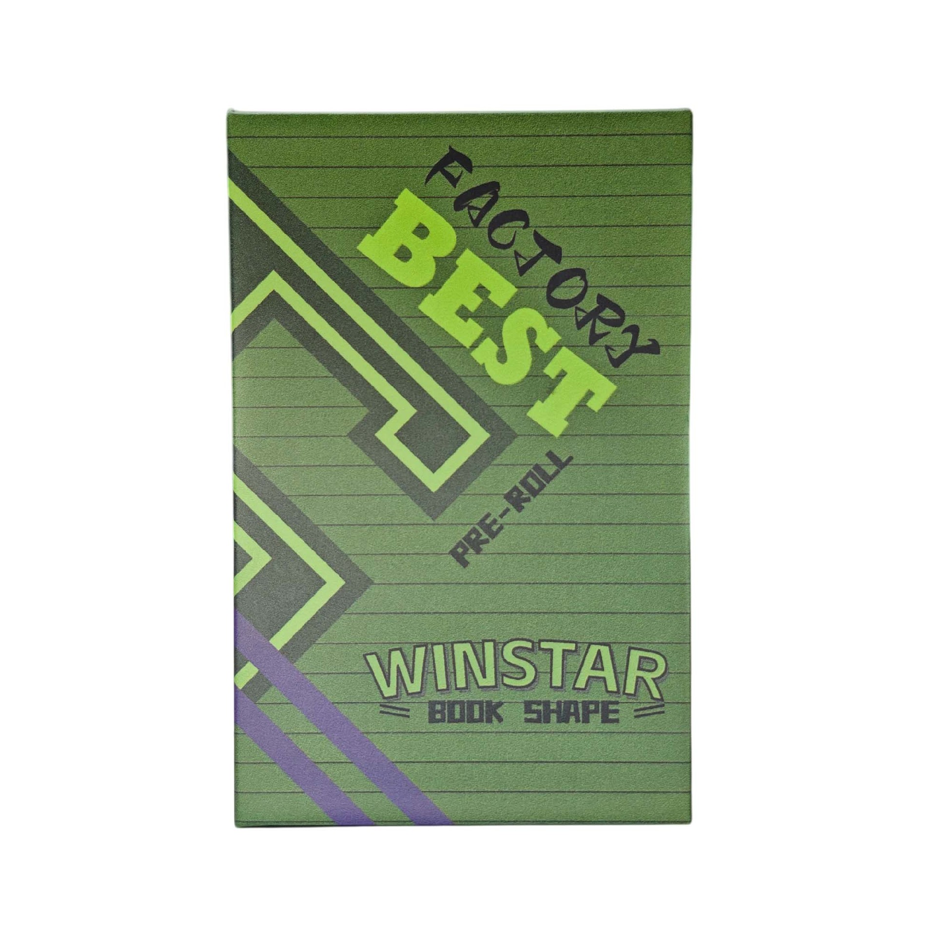 Flip-Top Book-Shape Pre-Roll Packaging Box (Custom Dividers)