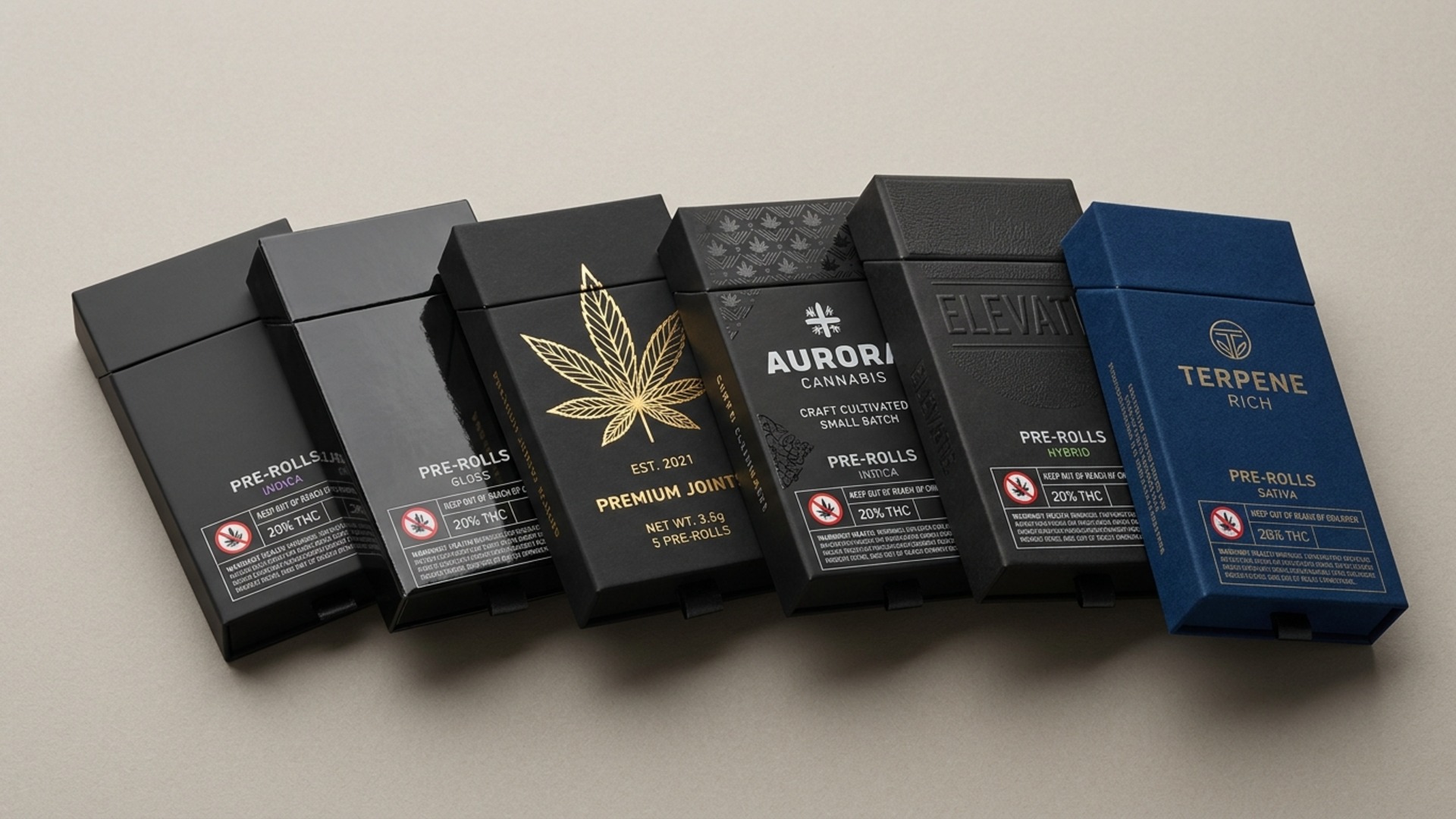 Common Finishing Processes Used on Pre-Roll Paper Boxes