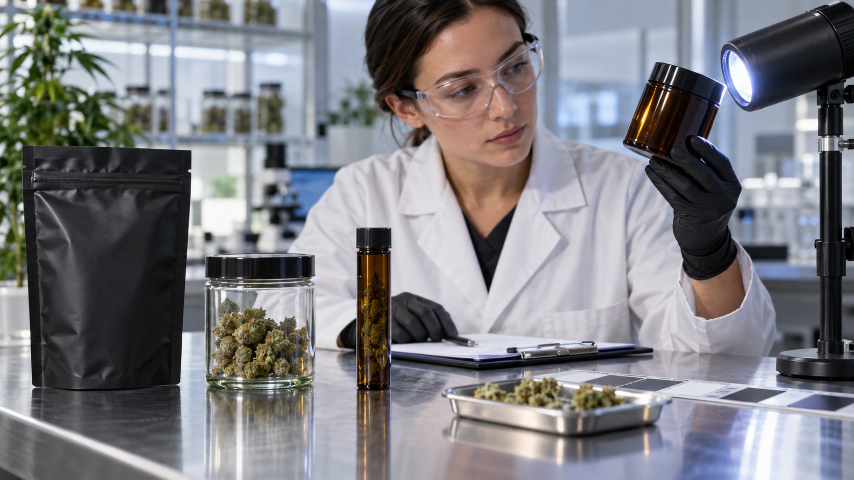 Cannabis Packaging Light Barrier Test: UV, Visible Light & Shelf-Life QA