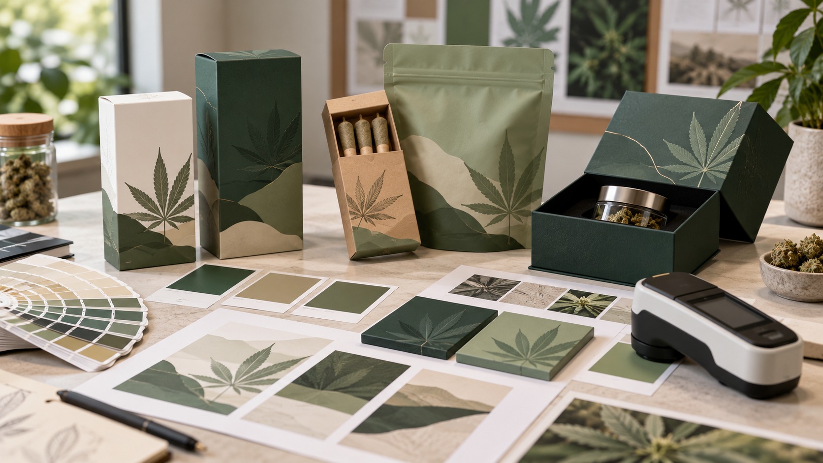 Cannabis Packaging Color Consistency: Pantone, CMYK, Delta E & Batch QA
