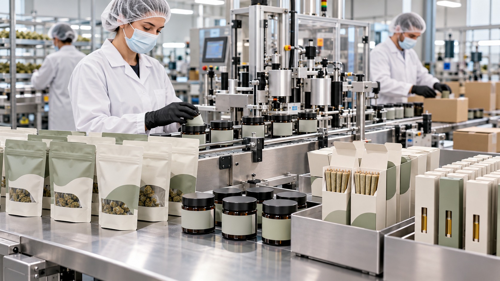 Cannabis Packaging Line Efficiency: How to Design for Faster Filling, Labeling & Assembly