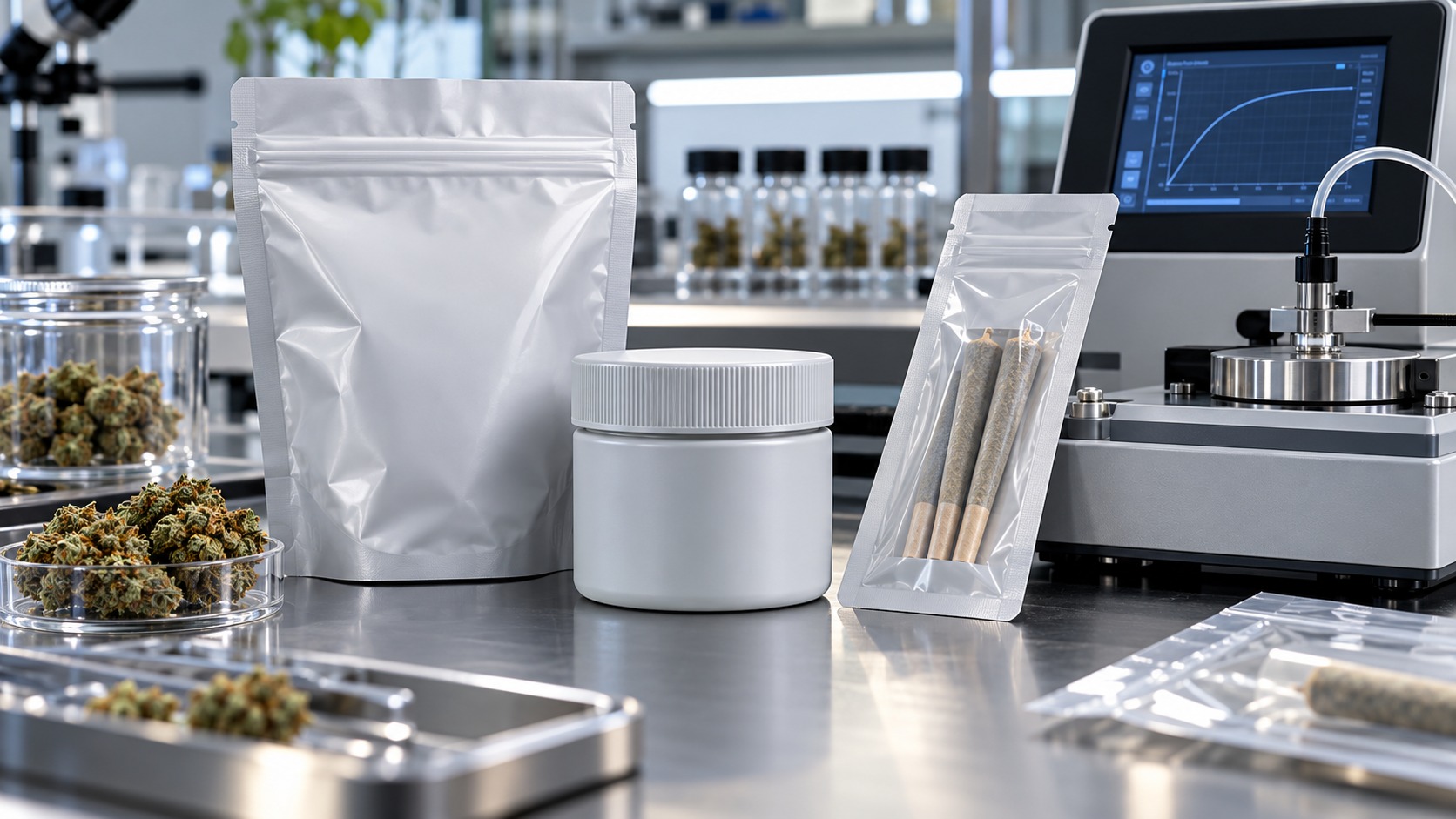 Cannabis Packaging Oxygen Barrier Test: OTR, Headspace & Shelf-Life QA