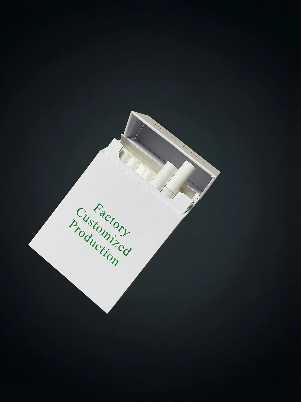 Inner tray layout inside the CR flip-top pre-roll box